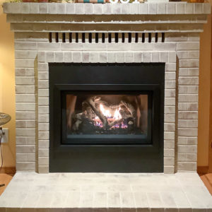 Fireplace Xtrodinair 564 CF with Custom 4 Sided Filler Panel