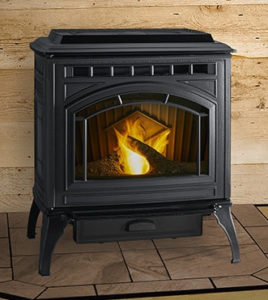 Efficient and Stylish Trekker Series Pellet Stove | Custom Hearth